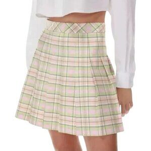 Aritzia Sunday Best Olive Pleated Micro Skirt Size 0